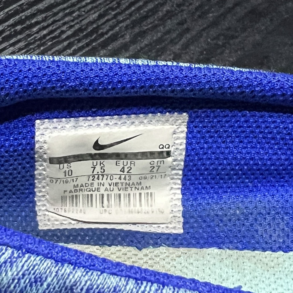 Nike‎ Blue Toki Women's Slip On  Size 10 (724770-443) - Picture 2 of 9
